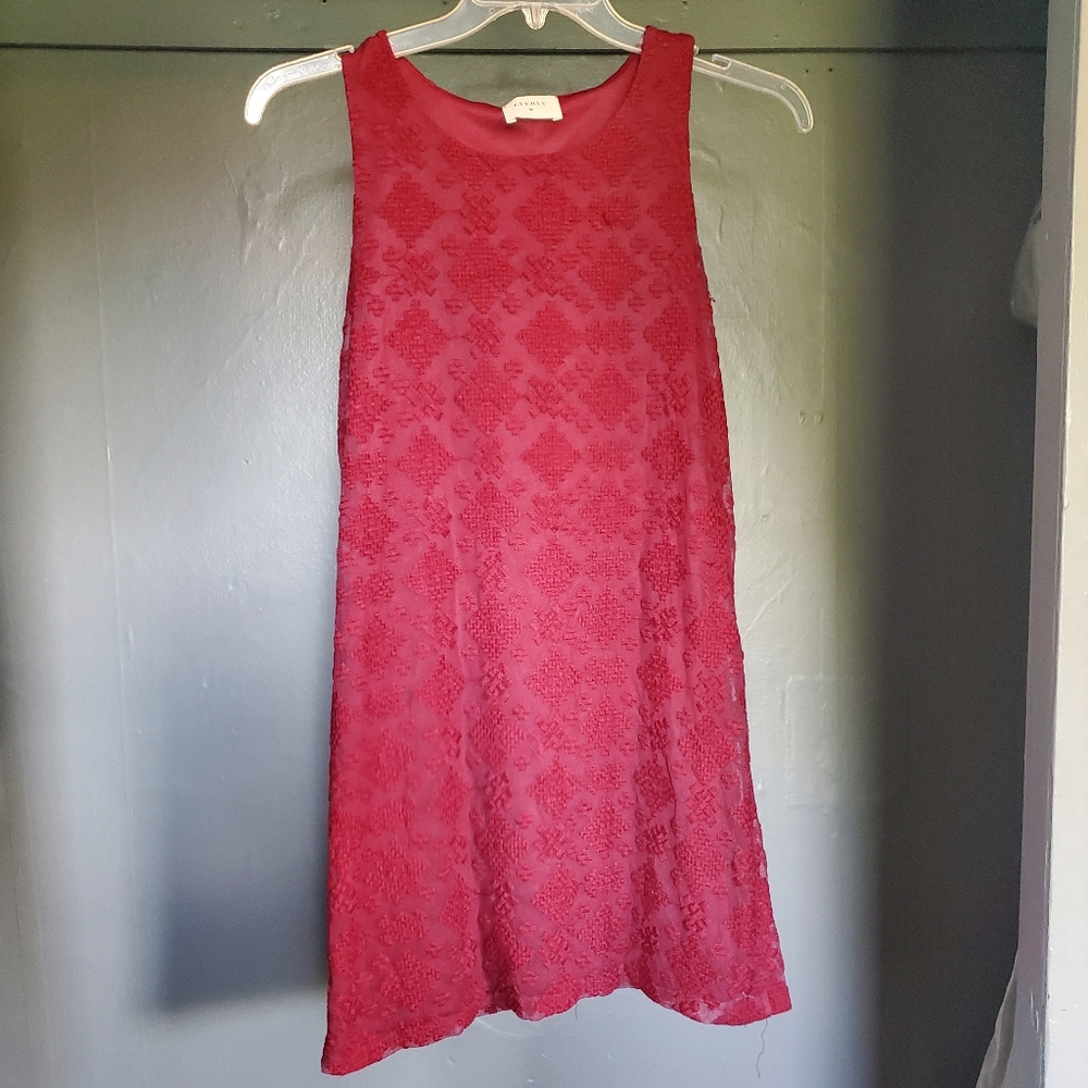 Maroon dress